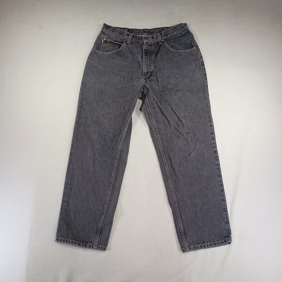VTG LL Bean Jeans Mens 34x29 Double L Relaxed Fit Straight Leg Work Denim - Picture 1 of 13